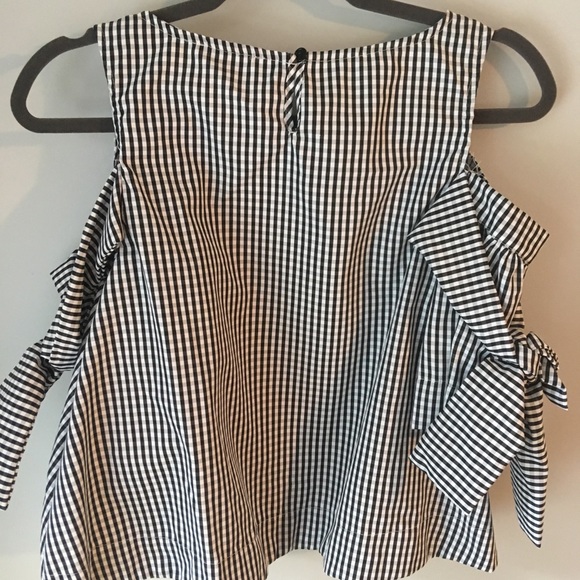 Rebellion Cold-Shoulder Blouse - Picture 2 of 4